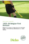 1925-26 Belgian First Division: Belgian Pro League, K. Beerschot AC, Standard Li&egrave;ge, R. White Daring    Molenbeek, R.U. Saint-Gilloise