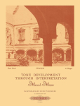 Tone Development Through Interpretation for the Flute: Sammelband, Lehrmaterial f&uuml;r Fl&ouml;te