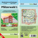 Pf&auml;lzerwald 1. Blatt 39-546, 1 : 25 000: Wanderkarte mit Radwegen. Homburg, Hornbach, Pirmasens, Thaleischweiler-Fr&ouml;schen, Zweibr&uuml;cken