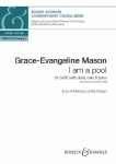 Mason: I Am a Pool from a Memory of the Ocean for Satb Divisi with Cello Part and Piano