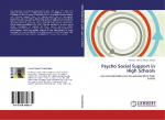Psycho Social Support in High Schools: enviromental safetynet for adolescents in high school