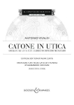 Catone in Utica: Opera in tre atti. Soli, Chor und Orchester. Klavierauszug.