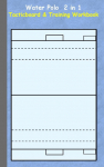 Water Polo 2 in 1 Tacticboard and Training Workbook: Tactics/strategies/drills for trainer/coaches, notebook, training, exercise, exercises, drills, practice, exercise course, tutorial, winning strategy, technique, sport club, play moves, coaching in ...