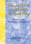 Womens Work, the Family, and Social Policy: Focus on Italy in a European Perspective