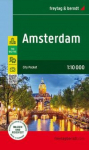 Amsterdam, Stadtplan 1:10.000, freytag & berndt: City Pocket, Innenstadtplan, wasserfest und rei&szlig;fest