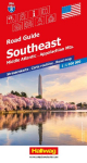 Hallwag Strassenkarte USA, Southeast 1:1 Mio.: Mit Middle Atlantic, Appalachian Mountains, Washington, Charleston, Atlanta, Great Smoky Mountains, Nashville, Shenandoah. Inkl. Stadtpl&auml;ne, Ortsverzeichnis und Reiseinformationen