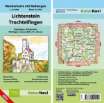 Lichtenstein - Trochtelfingen: Wanderkarte mit Radwegen, Blatt 52-536, 1 : 25 000, Engstingen, Hohenstein, Pfullingen, Sonnenb&uuml;hl, St. Johann