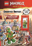 LEGO&reg; NINJAGO&reg;: Greatest Battles Search & Find Sticker Activity Book (with Lloyd minifigure and Golden Sabre)