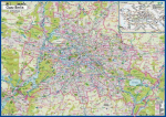 Ganz Berlin im Posterformat: Stadtplan 84 x 59 cm (DIN A1)