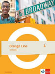 Orange Line 4 Grundkurs. Schulbuch (fester Einband) Klasse 8: Schulbuch mit Medien (fester Einband) Klasse 8