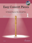 Easy Concert Pieces f&uuml;r Sopran-Blockfl&ouml;te und Klavier: 30 Pieces from 5 Centuries. Band 1. Ausgabe mit CD.