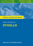 Othello von William Shakespeare.: Textanalyse und Interpretation mit ausf&uuml;hrlicher Inhaltsangabe und Abituraufgaben mit L&ouml;sungen