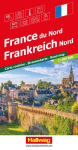 Hallwag Strassenkarte Frankreich Nord 1:600.000: Inkl. Transitpl&auml;ne, Ortsverzeichnis und Reiseinformationen