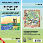 Rheinwandern 4 - Neuwied 1:25 000: Wanderkarte mit Radwegen, Blatt 39-559, 1 : 25 000, Andernach, Bad Breisig, Bad H&ouml;nningen, M&uuml;lheim-K&auml;rlich, Rheinbrohl, Wei&szlig;enthurm