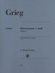 Grieg, Edvard - Klaviersonate e-moll op. 7: Instrumentation: Piano solo