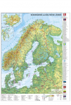 Skandinavien und Baltikum physisch 1 : 30.000 000: Wandkarte / Poster