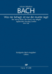 Was mir behagt, ist nur die muntre Jagd (Klavierauszug): Jagdkantate BWV 208