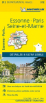 Michelin Paris - Ile de France / Ost: Stra&szlig;en- und Tourismuskarte 1:150.000