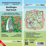 Reutlingen - Bad Urach 1 : 25 000, Blatt 52-538: Wanderkarte mit Radwegen. Beuren, Dettingen a.d.F., Eningen, Metzingen, Neuffen, N&uuml;rtingen, Pfullingen
