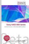 Sony VAIO 800 Series: Notebook Computer, VAIO, Pentium MMX, Touchpad