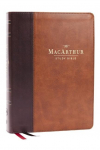 LSB, MacArthur Study Bible, Brown Leathersoft, Comfort Print, Thumb Indexed: Unleashing Gods Truth One Verse at a Time (Holy Bible, Legacy Standard Bible)