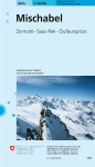284S Mischabel Schneesportkarte: Zermatt - Saas-Fee - Dufourspitze