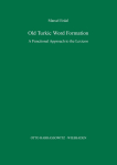 Old Turkic Word Formation: A Functional Approach to the Lexicon