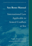 San Remo Manual on International Law Applicable to Armed Conflicts at Sea: International Institute of Humanitarian Law