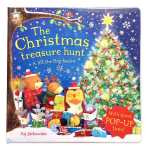 Christmas Treasure Hunt: A lift-the-flap book with a giant pop-up tree!