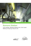Komoro Station: Train station, Shinano Railway Line, East Japan Railway Company, Koumi Line
