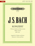 Konzert f&uuml;r 2 Violinen, Streicher und Basso continuo d-Moll BWV 1043 / URTEXT: Klavierauszug von Wilhelm Weismann / Ausgabe f&uuml;r 2 Violinen Klavier