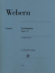 Variationen op. 27: Instrumentation: Piano solo