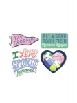 I Love Sports (Romance) Stickers - Sticker Set of 4