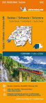 Michelin Schweiz S&uuml;d-West: Stra&szlig;en- und Tourismuskarte 1:200.000