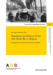 Experience and Memory of the First World War in Belgium: Comparative and Interdisciplinary Insights