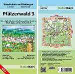 Pf&auml;lzerwald 3. Blatt 41-548, 1 : 25 000: Wanderkarte mit Radwegen. Enkenbach-Alsenborn, Hochspeyer, Kaiserslautern, Otterberg, Queidersbach, Weilerbach