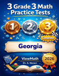 3 Georgia Milestones Grade 3 Math Practice Tests: Full-Length Test Prep with Detailed Answer Explanations