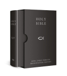 Holy Bible: King James Version (KJV) Black Compact Presentation Edition for Weddings, Christenings and Christian Gifts