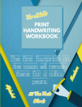Print Handwriting Workbook for Adults: Improve your printing handwriting & practice print penmanship workbook for adults | Adult handwriting workbook