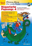 Megastarke Popsongs 04: 1-2 Sopran-Blockfl&ouml;ten. Ausgabe mit CD.
