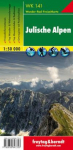 Julische Alpen 1 : 50 000. WK 141: Wander-, Rad- und Freizeitkarte