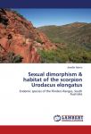 Sexual dimorphism & habitat of the scorpion Urodacus elongatus: Endemic species of the Flinders Ranges, South Australia