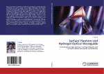 Surface Plasmon and Hydrogel Optical Waveguide: New Biosensor Applications of Surface Plasmon and Hydrogel Optical Waveguide Spectroscopy