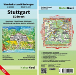 Stuttgart S&uuml;dwest 1 : 25 000: Wanderkarte mit Radwegen, Blatt 50-539, 1 : 25 000, Renningen, Sindelfingen, B&ouml;blingen, Leinfelden-Echterdingen, Weil im Sch&ouml;nbuch