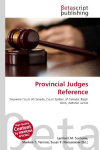 Provincial Judges Reference: Supreme Court of Canada, Court System of Canada, Ralph Klein, Antonio Lamer