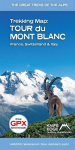 Tour du Mont Blanc Trekking Map: The Great Treks of the Alps