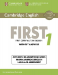 Cambridge English First 1 for updated exam. Students Book without answers