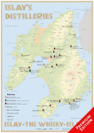 Whisky Distilleries Islay - Poster 42x60cm - Premium Edition: The Whiskylandscape in Overview - Ma&szlig;stab 1 : 82.000