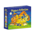 Diggers Collection 4-Book Boxed Set: Where Do Diggers Sleep at Night?; Where Do Diggers Say I Love You?; Where Do Diggers Take Vacation?; and Diggers Love To Go To School