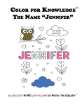 Color for Knowledge: The Name Jennifer